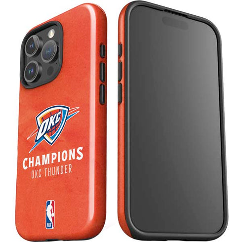 2025 NBA Champions Oklahoma City Thunder iPhone 16 Pro Max Impact Case